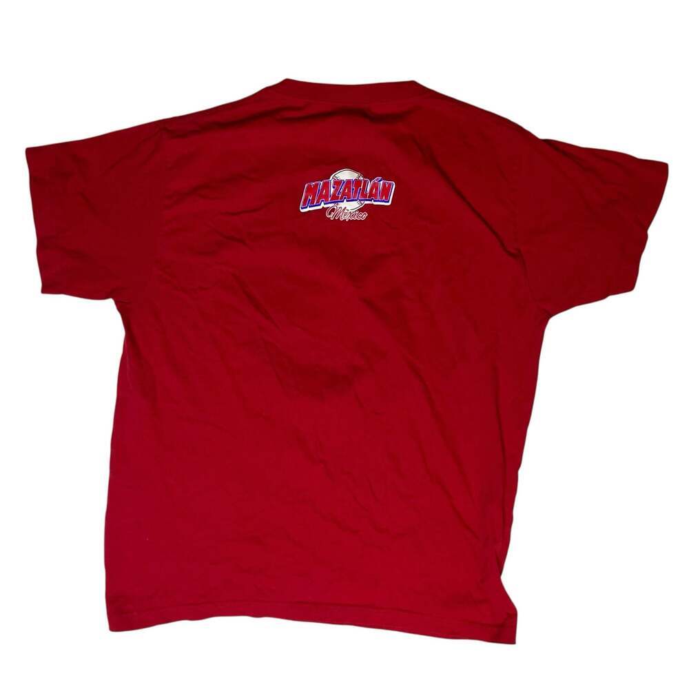 Mazatlán Mexico Baseball Graphic T-Shirt Red Large - Picture 4 of 4